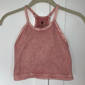 free people, pink tank top, size small